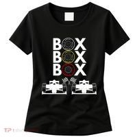 Formula Racing Car Box Box Box Formula Racing Radio Call To PitBox Car Race Women's T-Shirt thumb 0