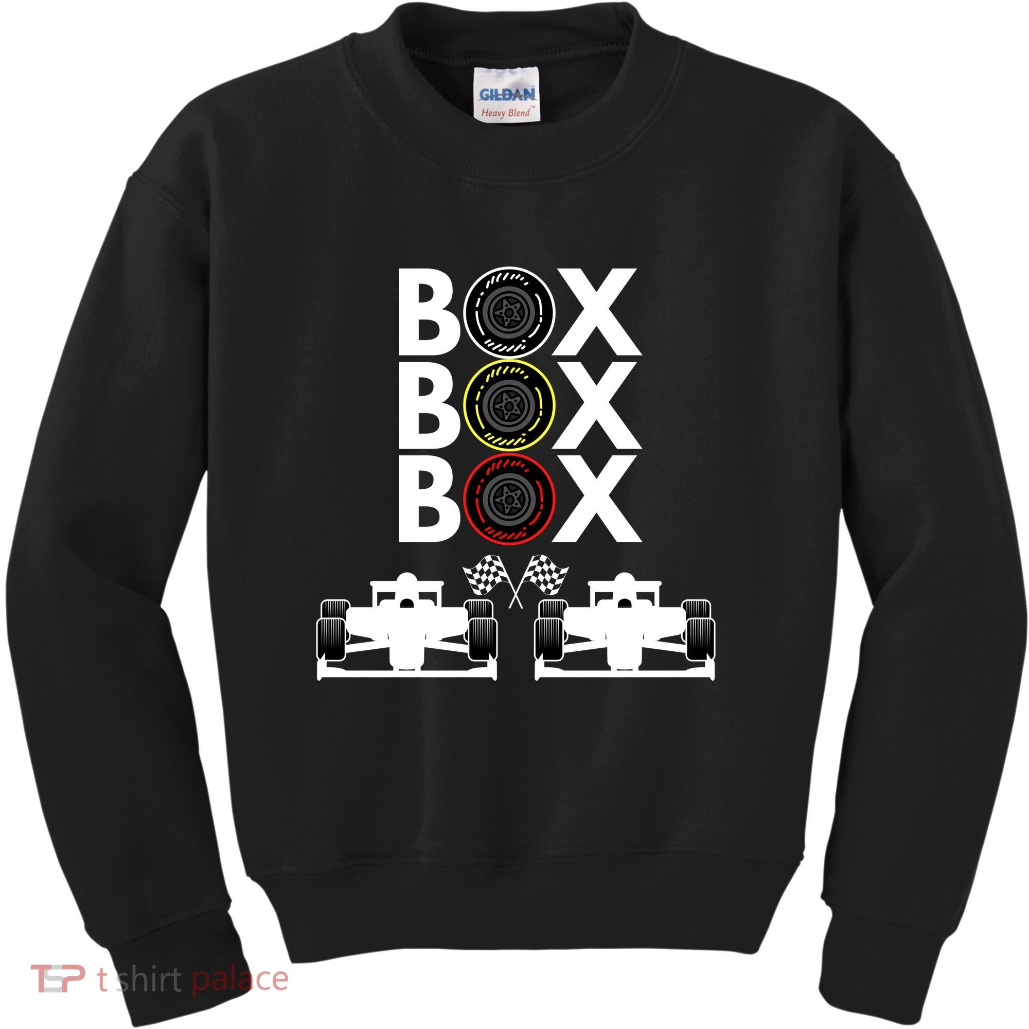Formula Racing Car Box Box Box Formula Racing Radio Call To PitBox Car Race Kids Sweatshirt