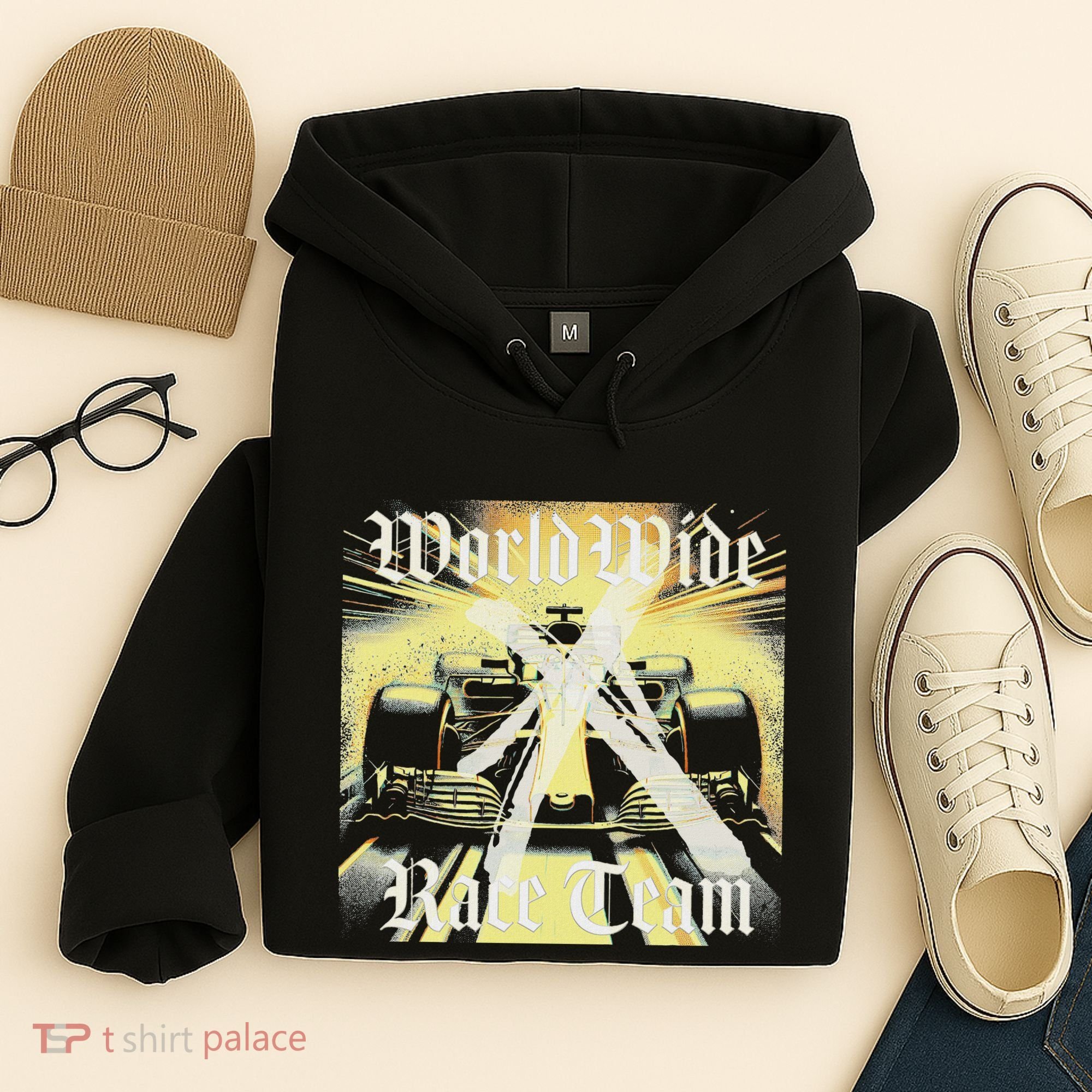 Formula Race Car Single Seat Fast Circuit Bahrain 1 Champion Hoodie