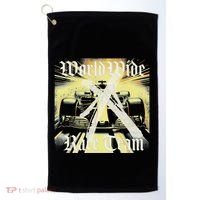 Formula Race Car Single Seat Fast Circuit Bahrain 1 Champion Golf Towel thumb 0