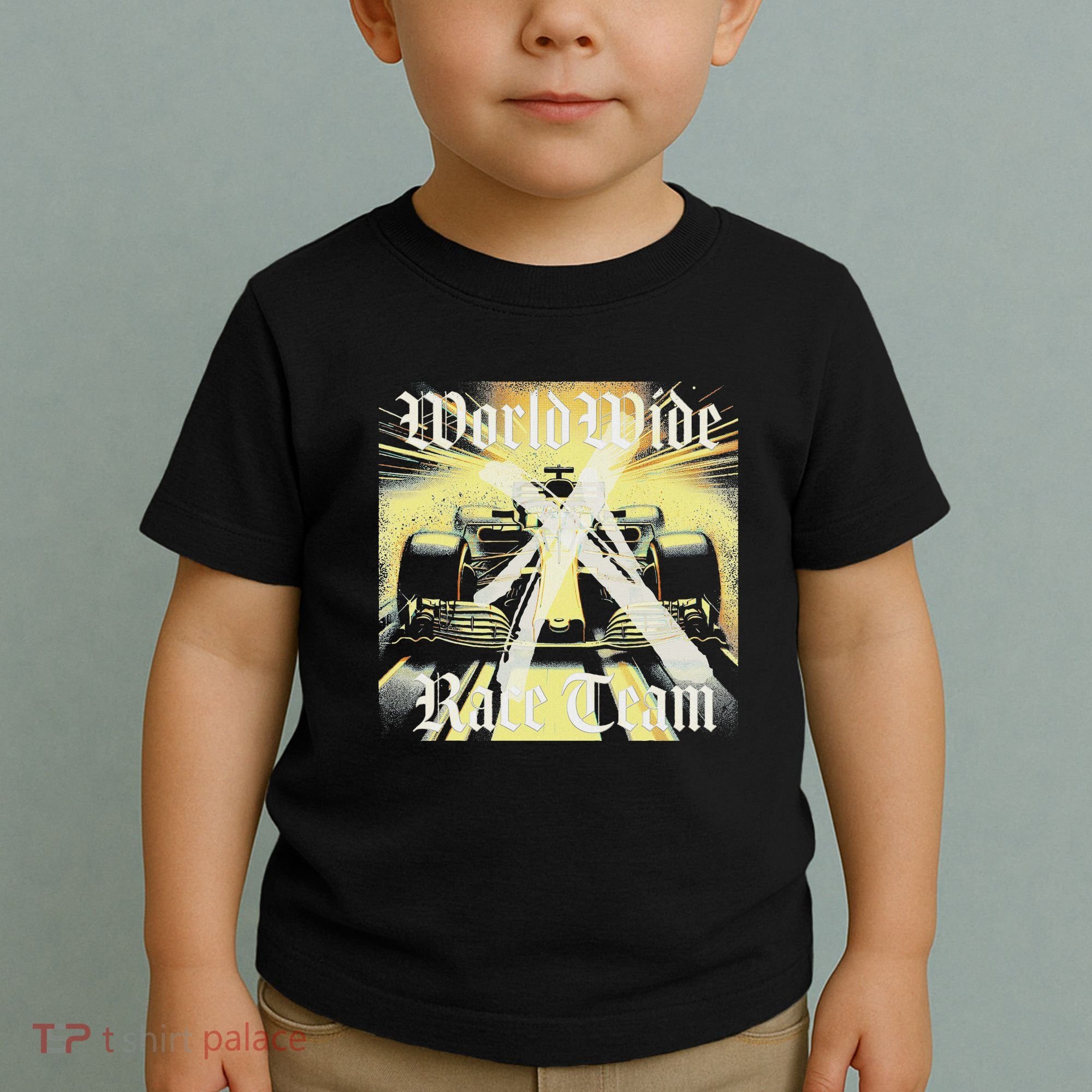 Formula Race Car Single Seat Fast Circuit Bahrain 1 Champion Toddler T-Shirt