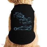 Formula Racing Car Silhouette Mechanic Car Guys Doggie Tank thumb 0