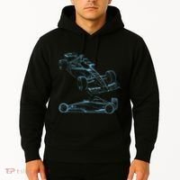 Formula Racing Car Silhouette Mechanic Car Guys Hoodie thumb 2