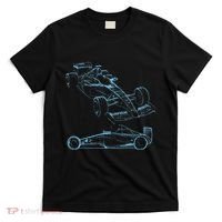 Formula Racing Car Silhouette Mechanic Car Guys T-Shirt thumb 0
