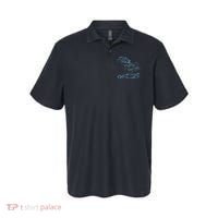 Formula Racing Car Silhouette Mechanic Car Guys Polo thumb 0