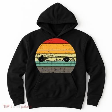 Formula Race Car Sunset Retro Driver Racing Fans Hoodie