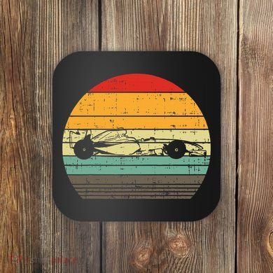 Formula Race Car Sunset Retro Driver Racing Fans Coaster