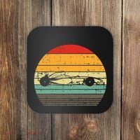 Formula Race Car Sunset Retro Driver Racing Fans Coaster thumb 0