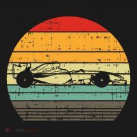 Formula Race Car Sunset Retro Driver Racing Fans Women's Hoodie thumb 2