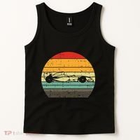 Formula Race Car Sunset Retro Driver Racing Fans Tank Top thumb 2