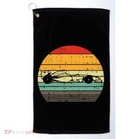Formula Race Car Sunset Retro Driver Racing Fans Golf Towel thumb 0