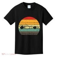 Formula Race Car Sunset Retro Driver Racing Fans Kids T-Shirt thumb 0