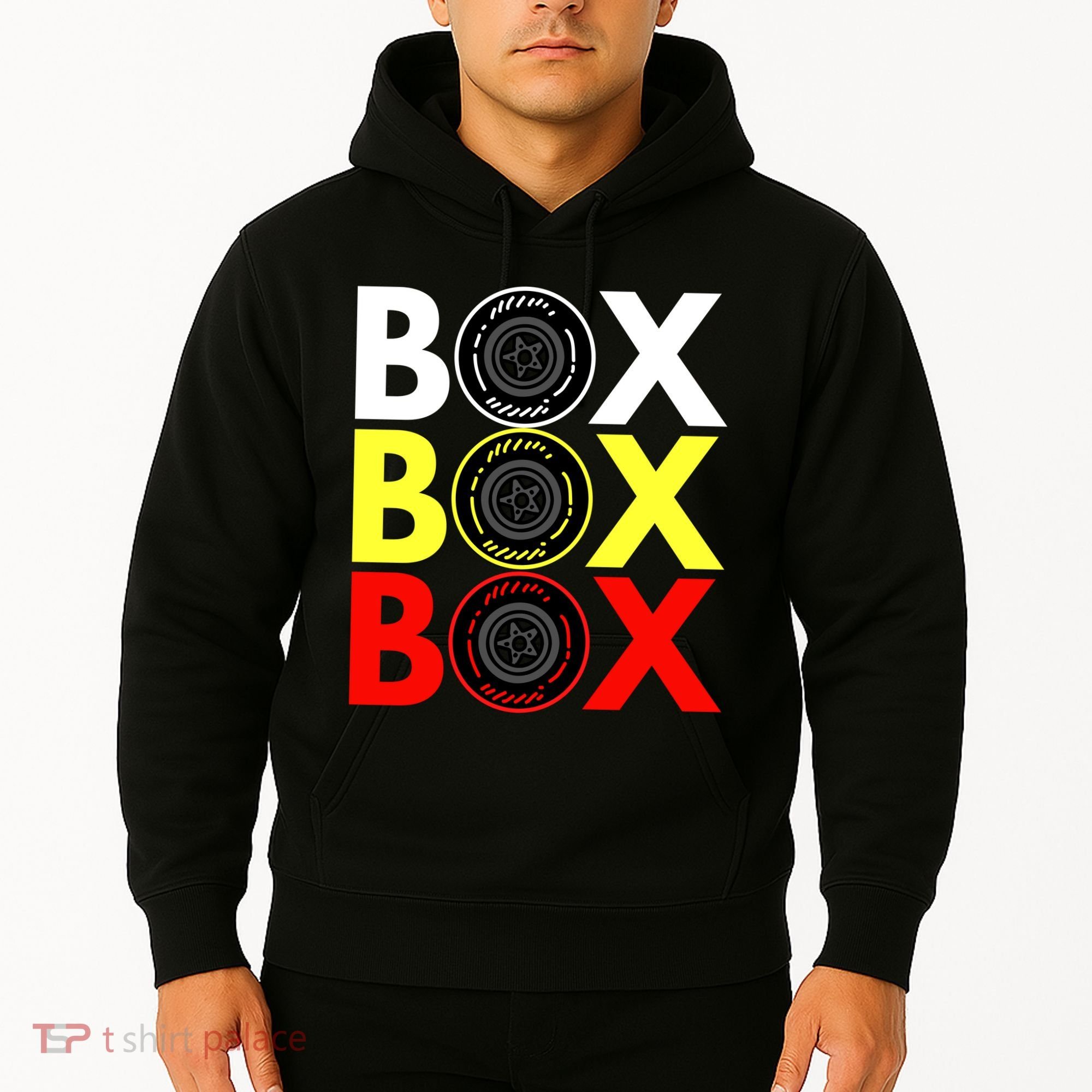 Formula Racing Car Box Box Box Radio Call To PitBox Car Race Hoodie