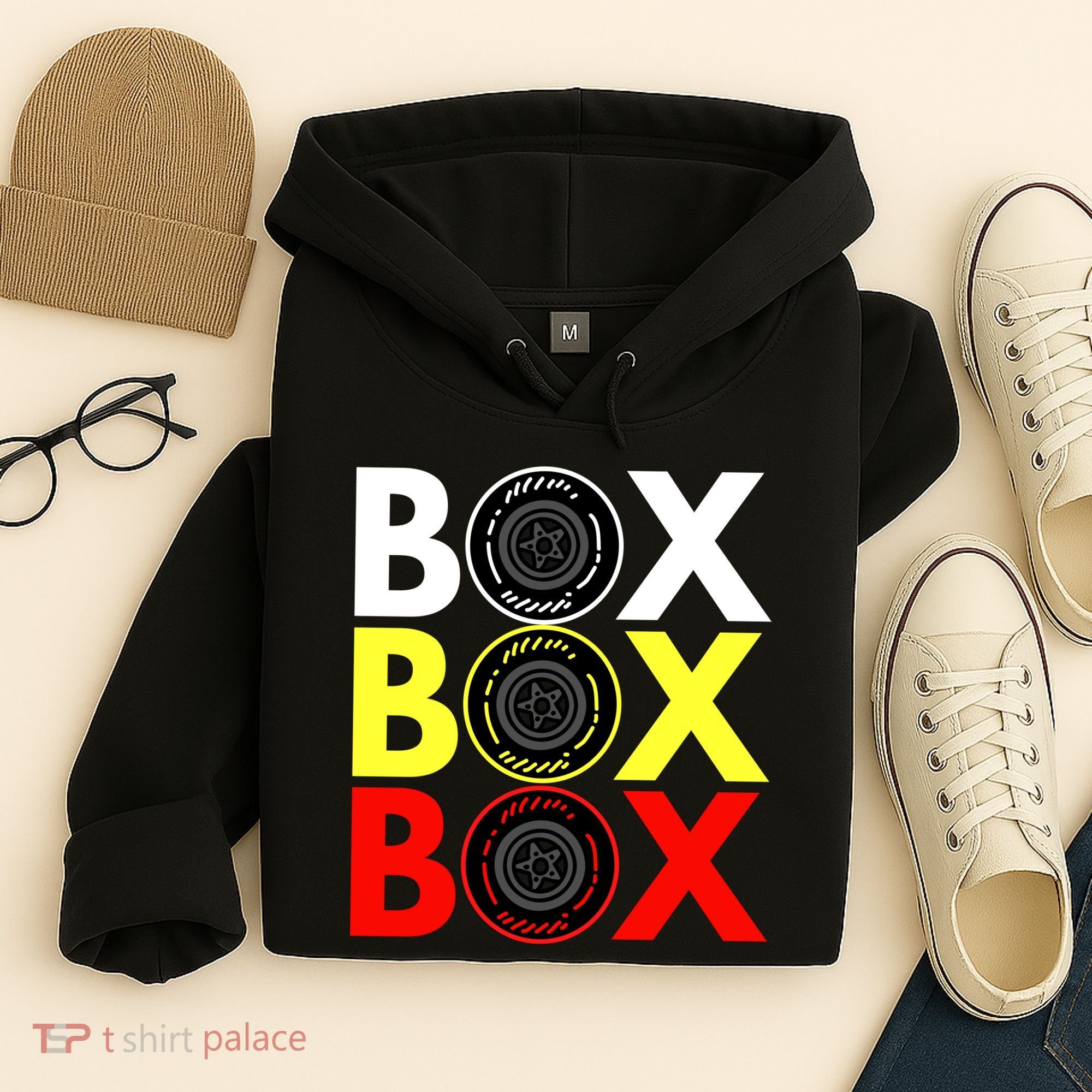 Formula Racing Car Box Box Box Radio Call To PitBox Car Race Hoodie