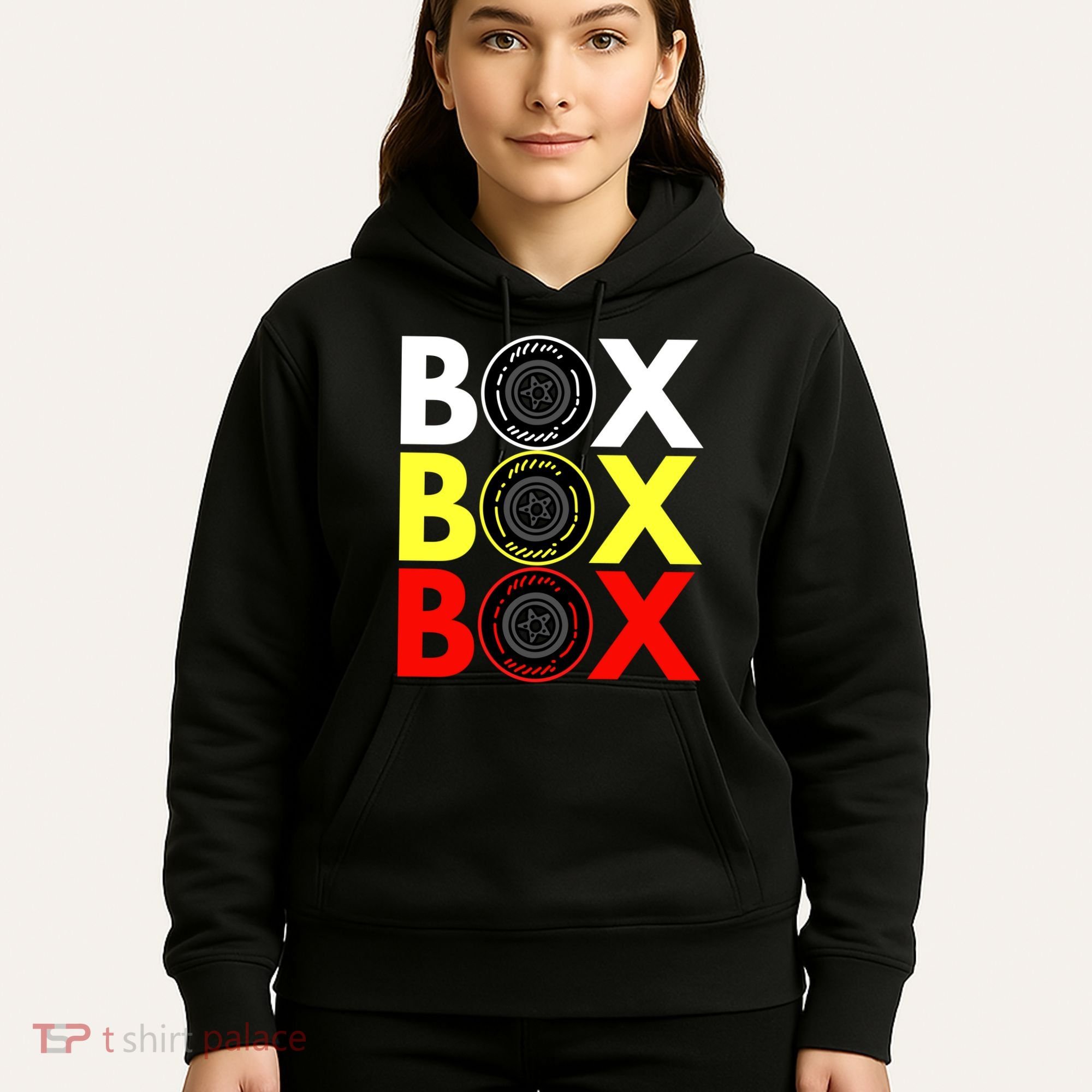Formula Racing Car Box Box Box Radio Call To PitBox Car Race Hoodie