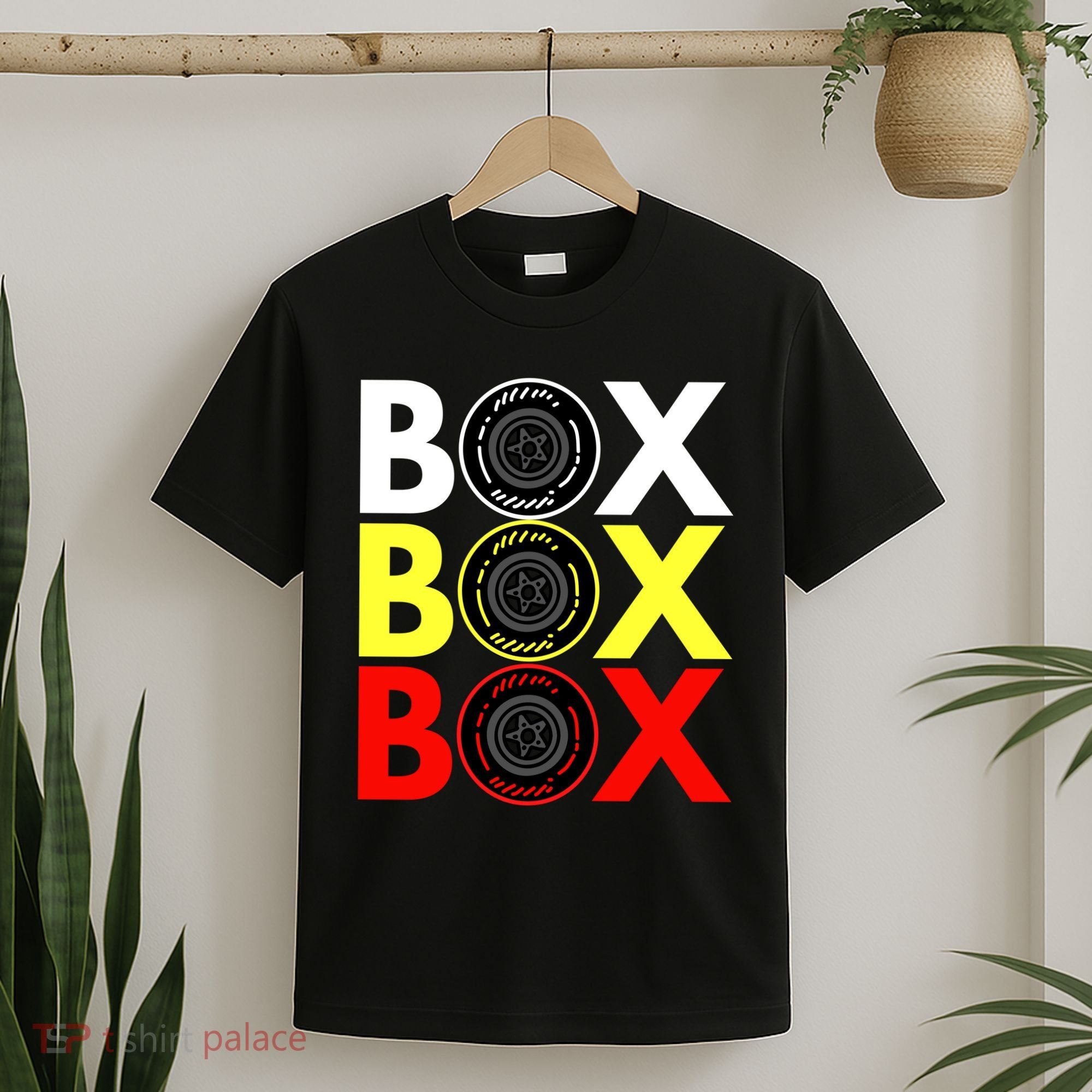 Formula Racing Car Box Box Box Radio Call To PitBox Car Race T-Shirt