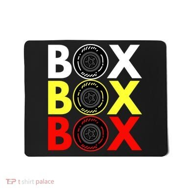 Formula Racing Car Box Box Box Radio Call To PitBox Car Race Mousepad