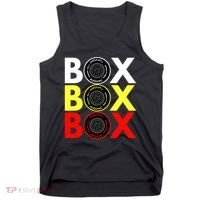 Formula Racing Car Box Box Box Radio Call To PitBox Car Race Tank Top thumb 0