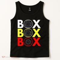 Formula Racing Car Box Box Box Radio Call To PitBox Car Race Tank Top thumb 2
