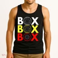 Formula Racing Car Box Box Box Radio Call To PitBox Car Race Tank Top thumb 3