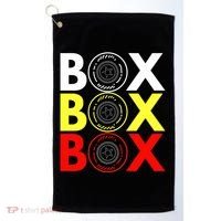 Formula Racing Car Box Box Box Radio Call To PitBox Car Race Golf Towel thumb 0