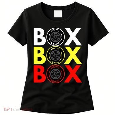Formula Racing Car Box Box Box Radio Call To PitBox Car Race Women's T-Shirt