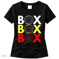 Formula Racing Car Box Box Box Radio Call To PitBox Car Race Women's T-Shirt thumb 0