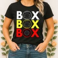 Formula Racing Car Box Box Box Radio Call To PitBox Car Race Women's T-Shirt thumb 2