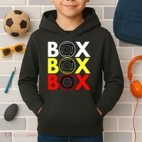 Formula Racing Car Box Box Box Radio Call To PitBox Car Race Kids Hoodie thumb 2