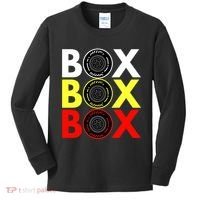 Formula Racing Car Box Box Box Radio Call To PitBox Car Race Kids Long Sleeve Shirt thumb 0