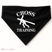 Funny Religous Cross Training USA-Made Doggie Bandana thumb 0
