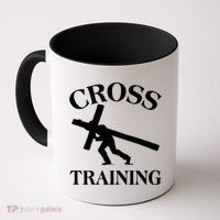 Funny Religous Cross Training Coffee Mug thumb 0