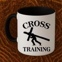 Funny Religous Cross Training Coffee Mug thumb 2