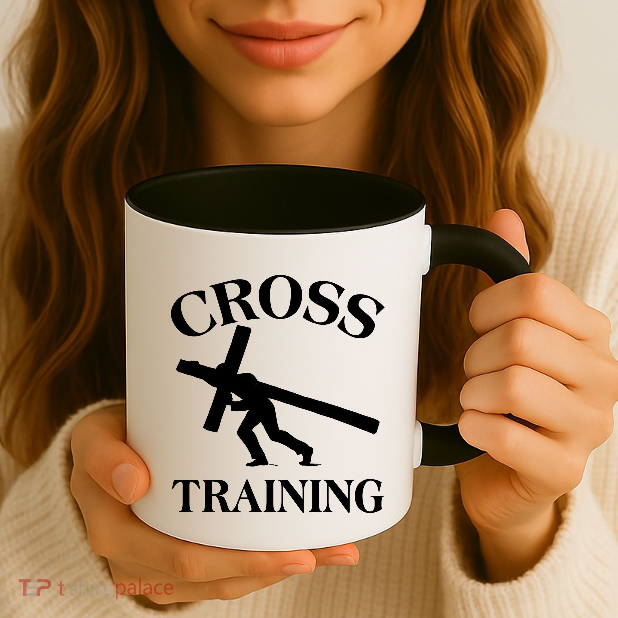 Funny Religous Cross Training Coffee Mug