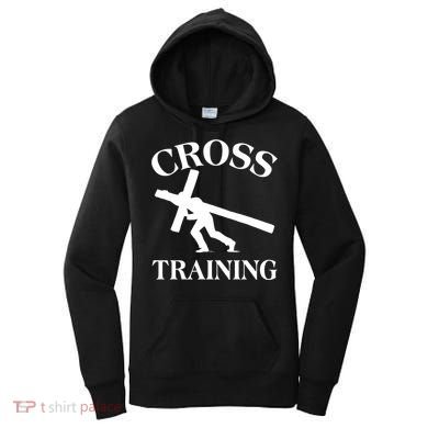 Funny Religous Cross Training Women's Hoodie