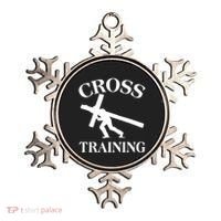 Funny Religous Cross Training Ornament thumb 0