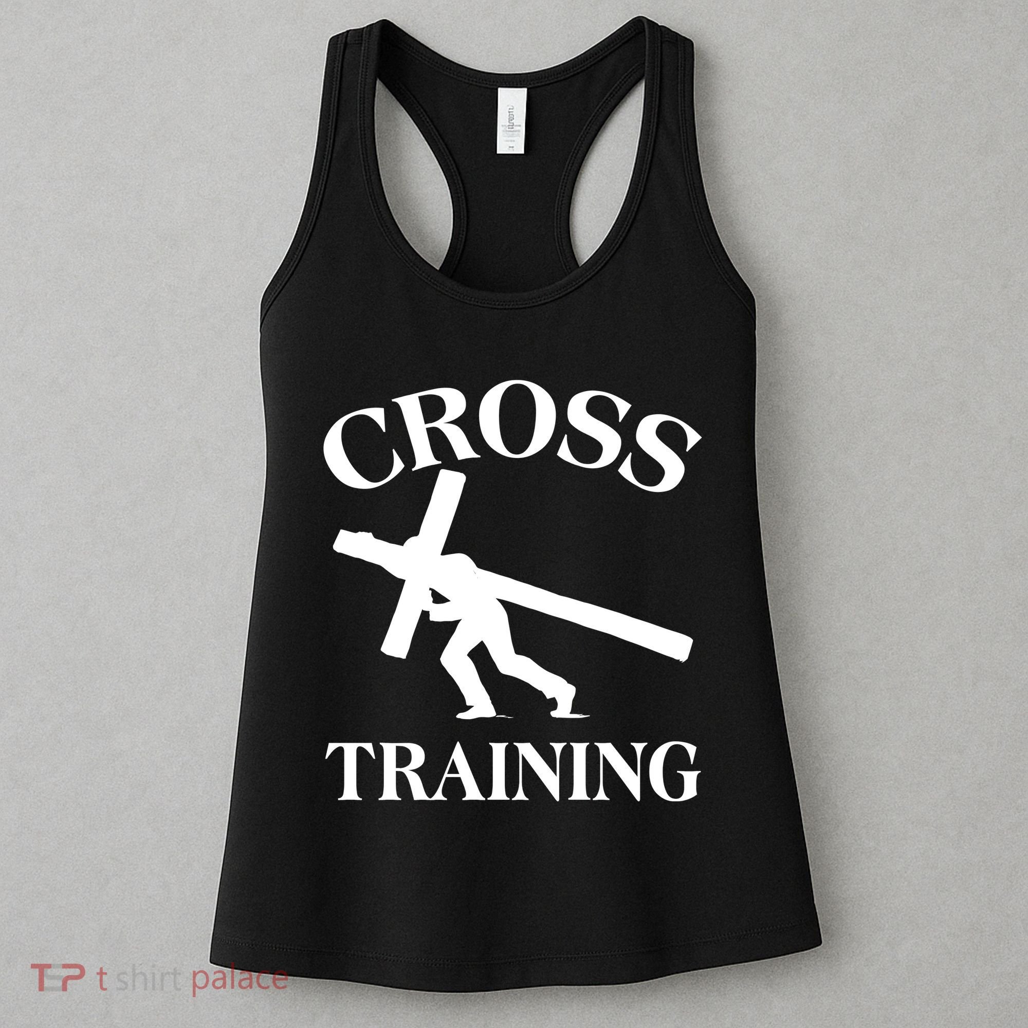 Funny Religous Cross Training Women's Tank Top