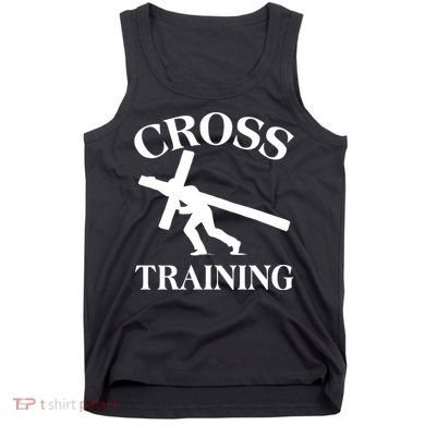 Funny Religous Cross Training Tank Top