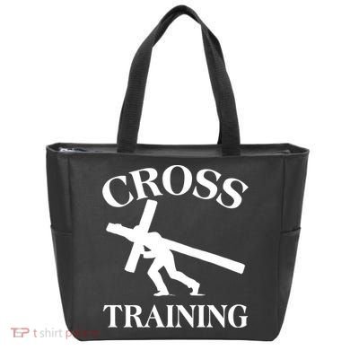 Funny Religous Cross Training Tote Bag