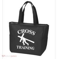 Funny Religous Cross Training Tote Bag thumb 3