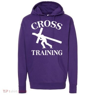 Funny Religous Cross Training Hoodie