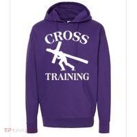Funny Religous Cross Training Hoodie thumb 0