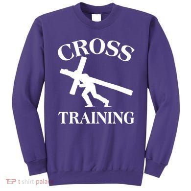 Funny Religous Cross Training Sweatshirt