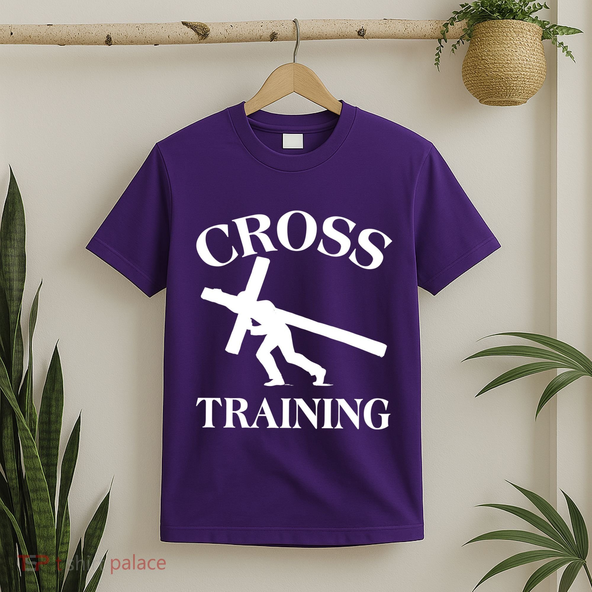 Funny Religous Cross Training T-Shirt