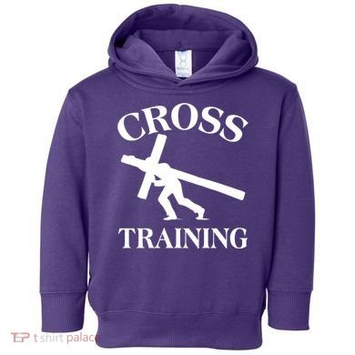 Funny Religous Cross Training Toddler Hoodie