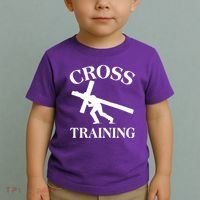 Funny Religous Cross Training Toddler T-Shirt thumb 2