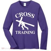 Funny Religous Cross Training Women's Long Sleeve Shirt thumb 0