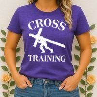 Funny Religous Cross Training Women's T-Shirt thumb 2