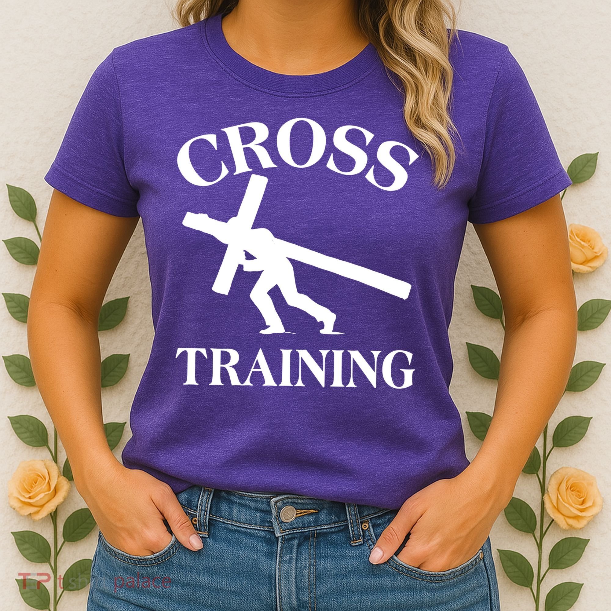 Funny Religous Cross Training Women's T-Shirt