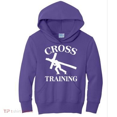 Funny Religous Cross Training Kids Hoodie